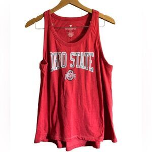 Ohio State Buckeyes Colosseum Womens Gretchen 2 Hit Racerback Tank. XXL. Scarlet